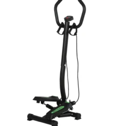 Stepper mit Haltegriff Trainingsbänder Sidestepper Heimtrainer Stahl ABS
