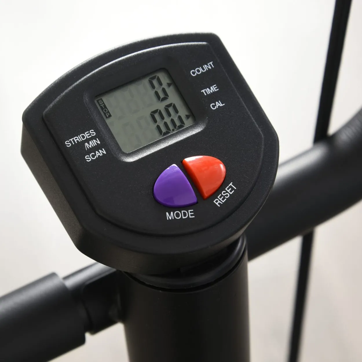 Stepper mit Haltegriff Trainingsbänder Sidestepper Heimtrainer Stahl ABS