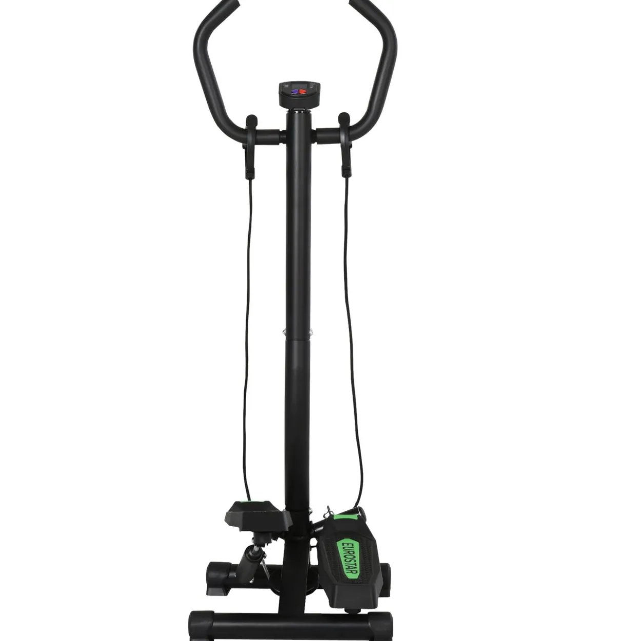 Stepper mit Haltegriff Trainingsbänder Sidestepper Heimtrainer Stahl ABS