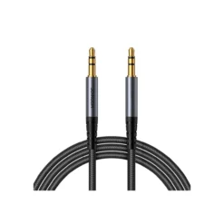 Stereo-Audiokabel AUX 3,5 mm Miniklinke 1,2 m schwarz (SY-A08) AUX-Audio-Kabel