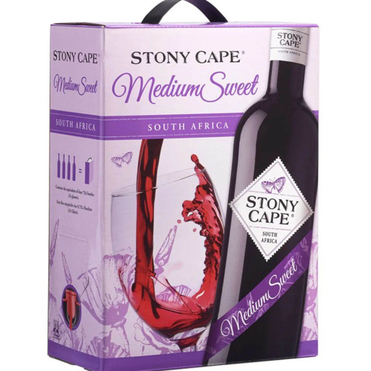 Stony Cape Rotwein lieblich Bag in Box 3 l