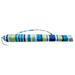 Strand-/ Sonnenschirm Ø 200 cm, grün-weiß-blau-lila