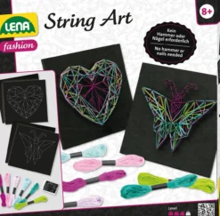 String Art Schmetterling & Herz