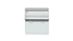 StyleStep Schuhschrank, ca. 75 x 87 x 24 cm – Weiß