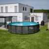 Summer Waves Elite Pool 549x132 cm rattan grau