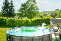 Summer Waves Elite Pool 549x132 cm rattan grau