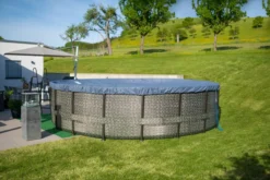 Summer Waves Elite Pool 549x132 cm rattan grau