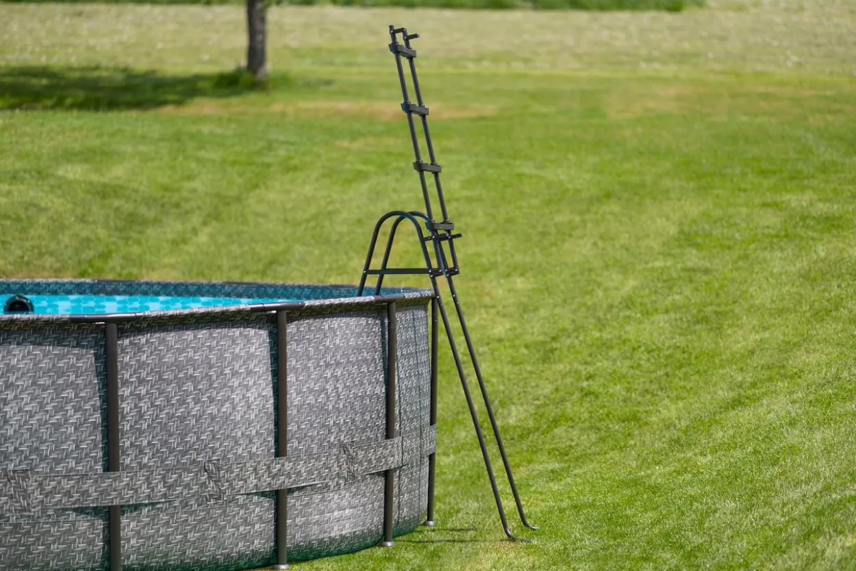 Summer Waves Elite Pool 549x132 cm rattan grau