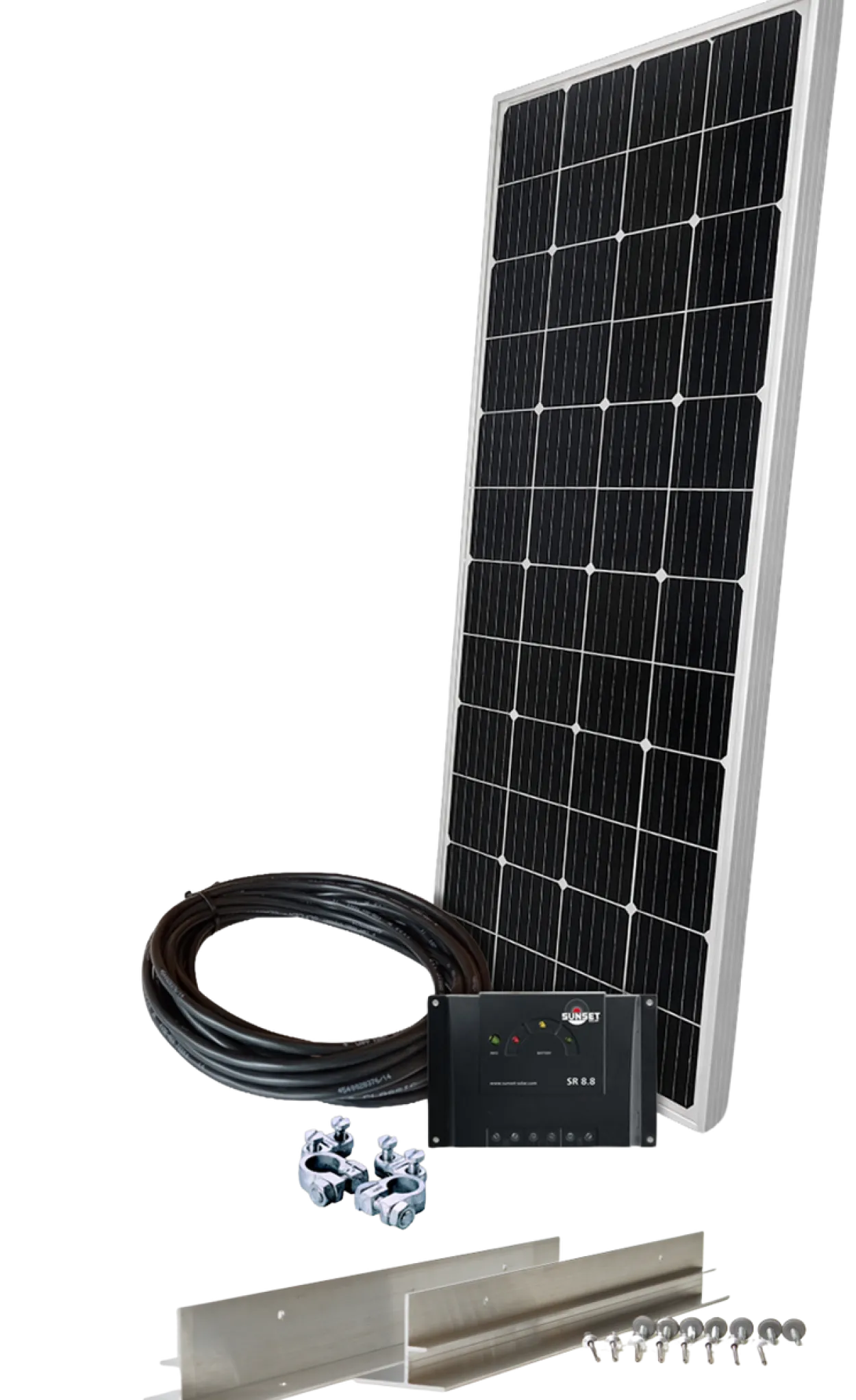 SUNkit®Solar-Stromset 130 W, 12 V (MH)