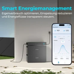 SUNSHARE Glory 1,5 kWh Balkonkraftwerk-Speicher, Hybrid-Wechselrichter, Notstrom, App, IP65
