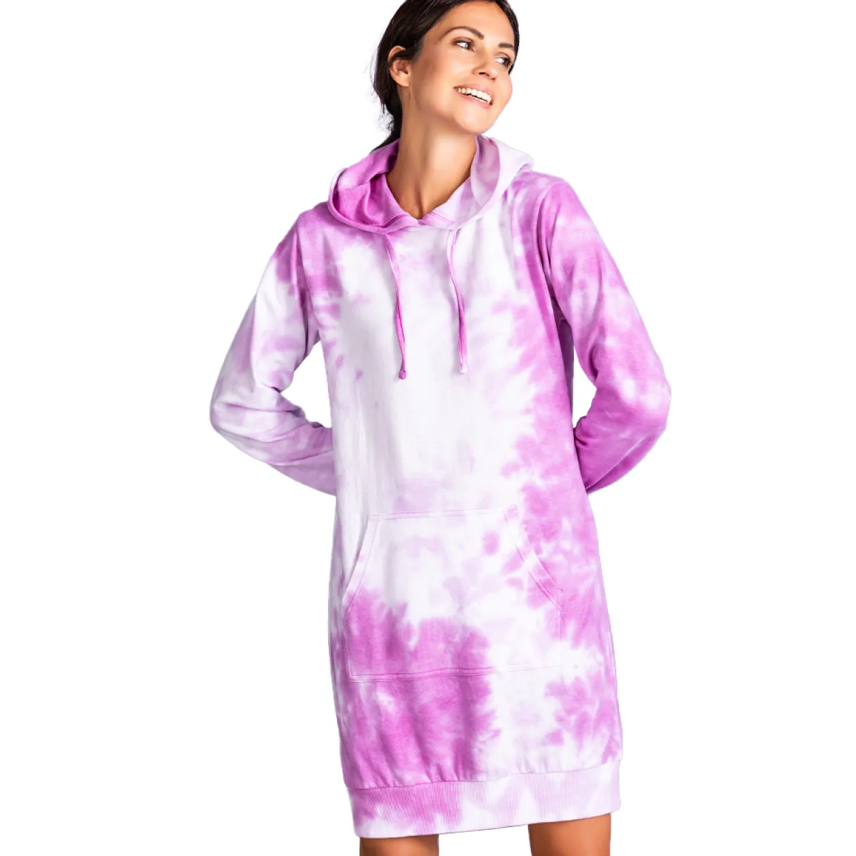 Sweat-Kapuzenkleid
