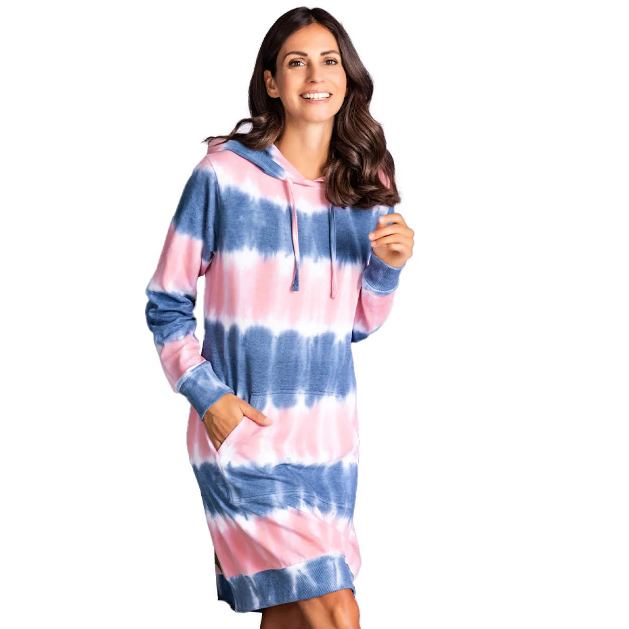 Sweat-Kapuzenkleid