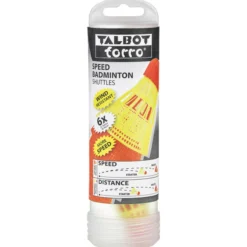 Talbot-Torro Speed-Badminton-Bälle - 6er-Set