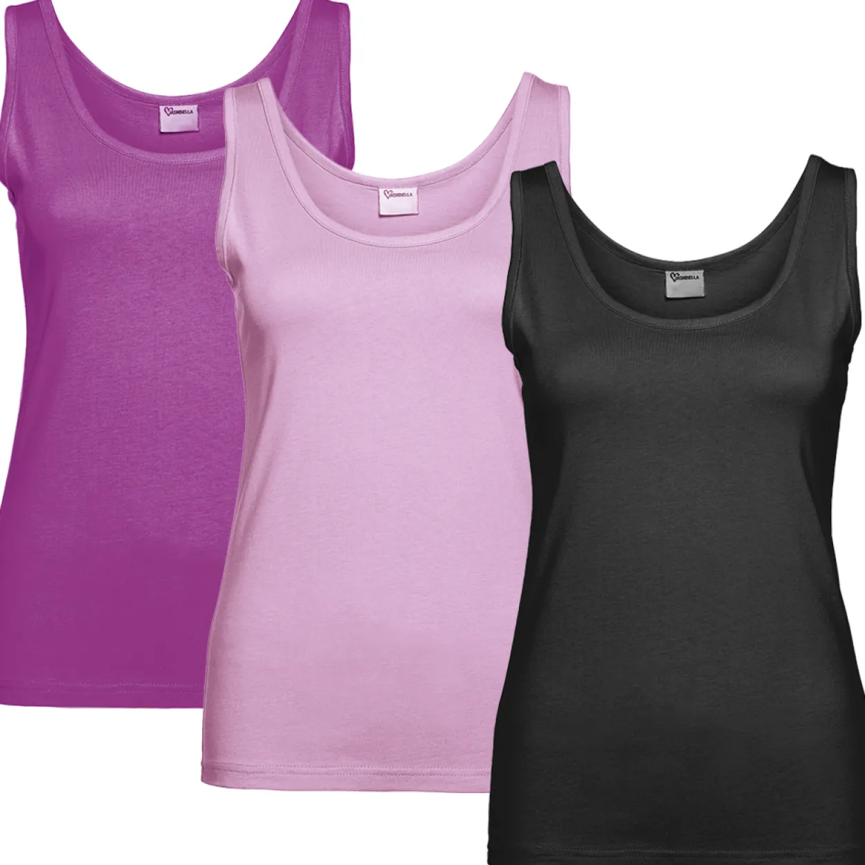 Tank Top, für Damen, 3er-Pack