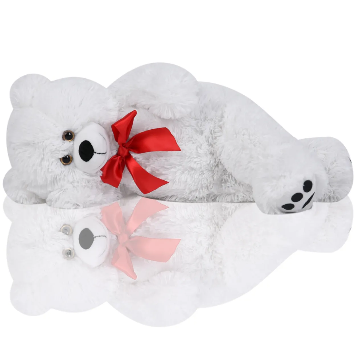 Teddybär Knuddel L - 50cm - weiß