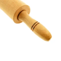Teigroller 44 cm – Profi Nudelholz mit Griff aus Holz für Pizza & Gebäck