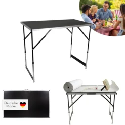 3-teiliger Tapeziertisch