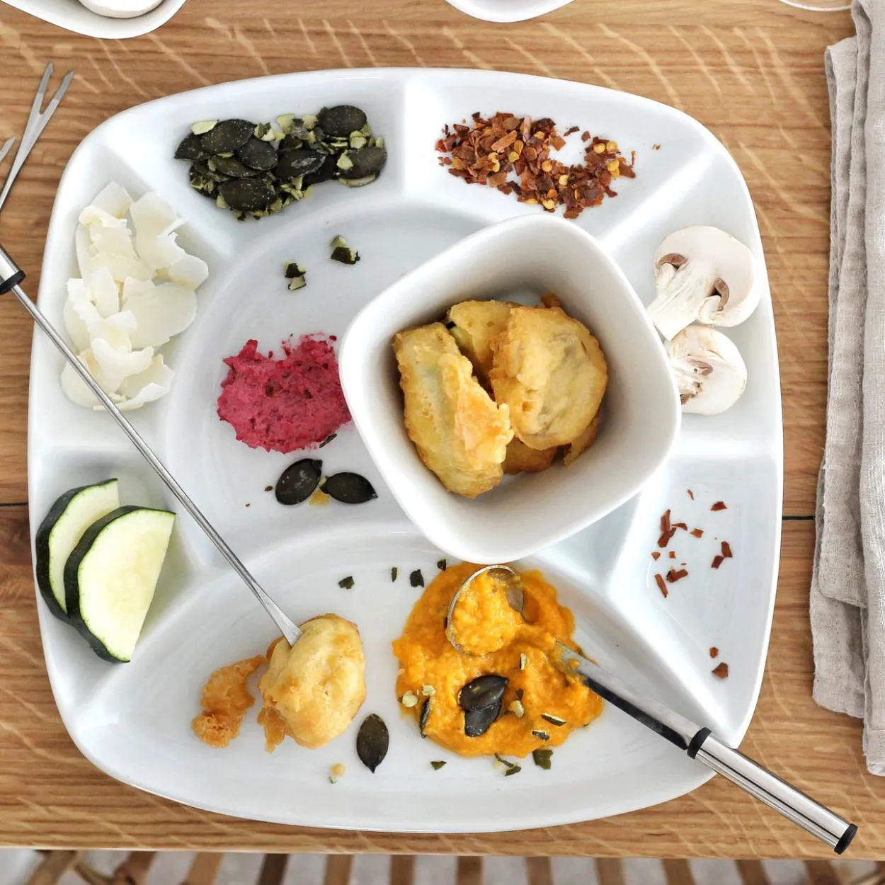 28-teiliges Fondue-Set