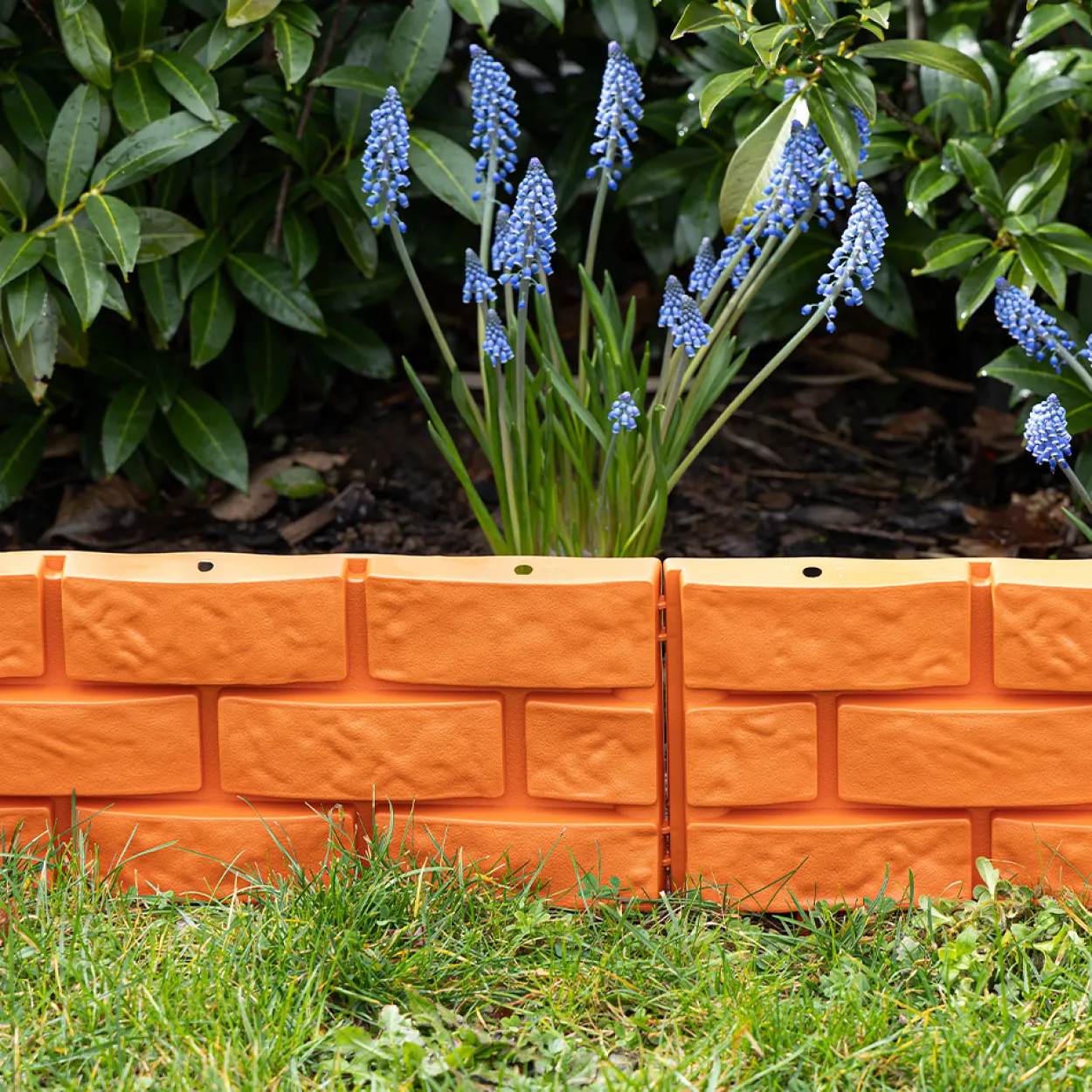 10 teiliges Gartenzaun-Set aus PP, ca. 44,5 x 28,5 cm