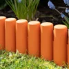 10 teiliges Gartenzaun-Set aus PP, ca. 27,5 x 23,5 cm