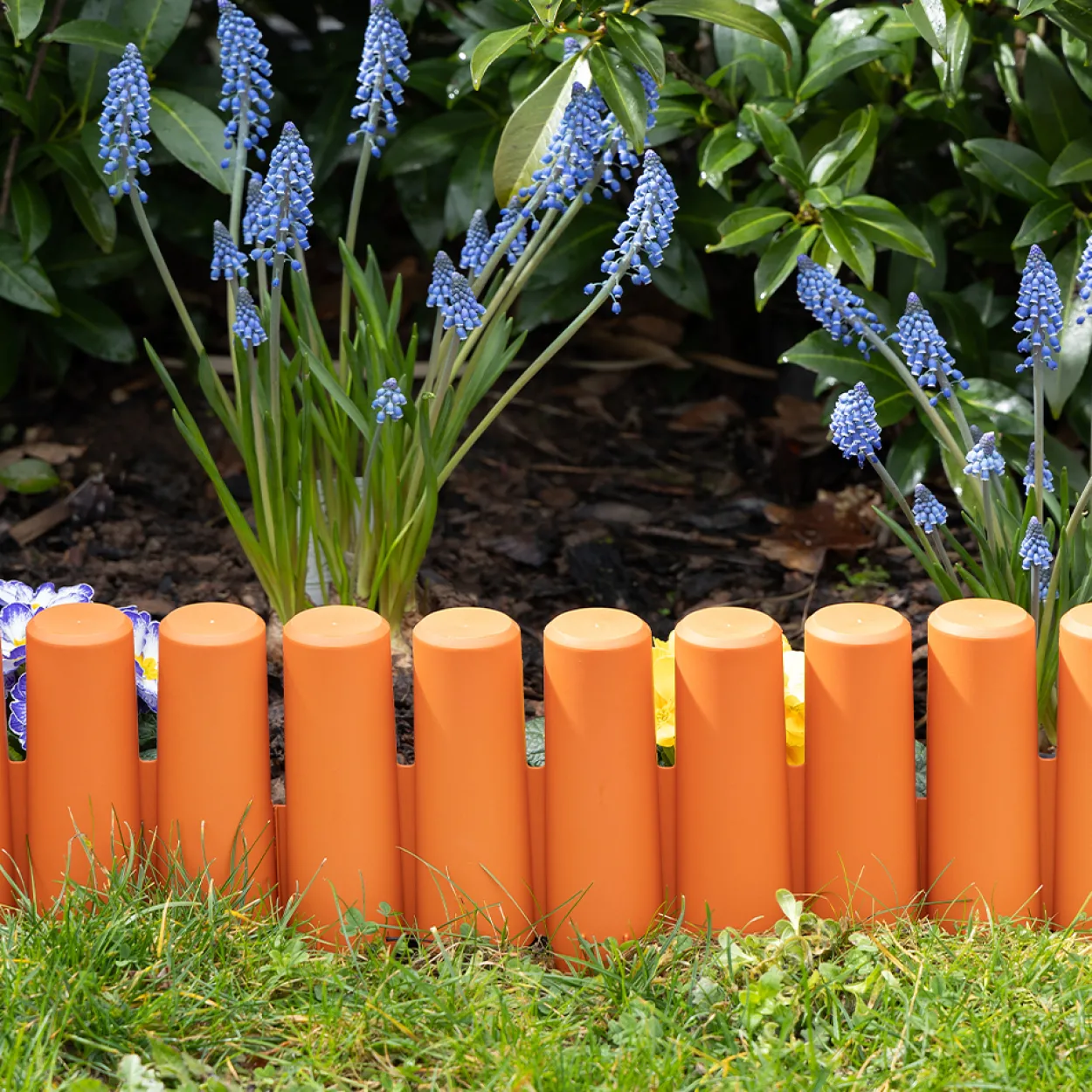 10 teiliges Gartenzaun-Set aus PP, ca. 27,5 x 23,5 cm