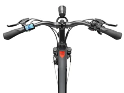 Telefunken Damen Trekking E-Bike XT490 mit 8-Gang Shimano Kettenschaltung, Granitgrau