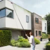 Teleskop-Waschbürste, ca. 4,6 m mit Seifendispenser