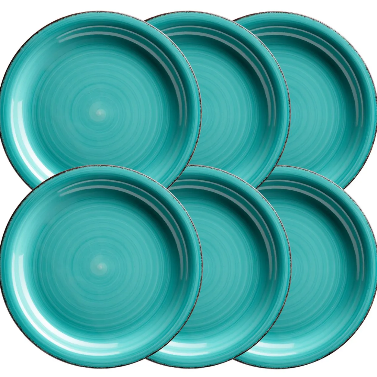 Teller flach 27 cm, 6-er Set, LAGUNA