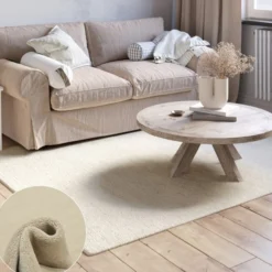 Teppich Adelle 200cm x 140cm, Farbe Creme, rechteck