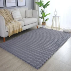Teppich, AMBIANCE 5110, GREY, 80 x 150 cm