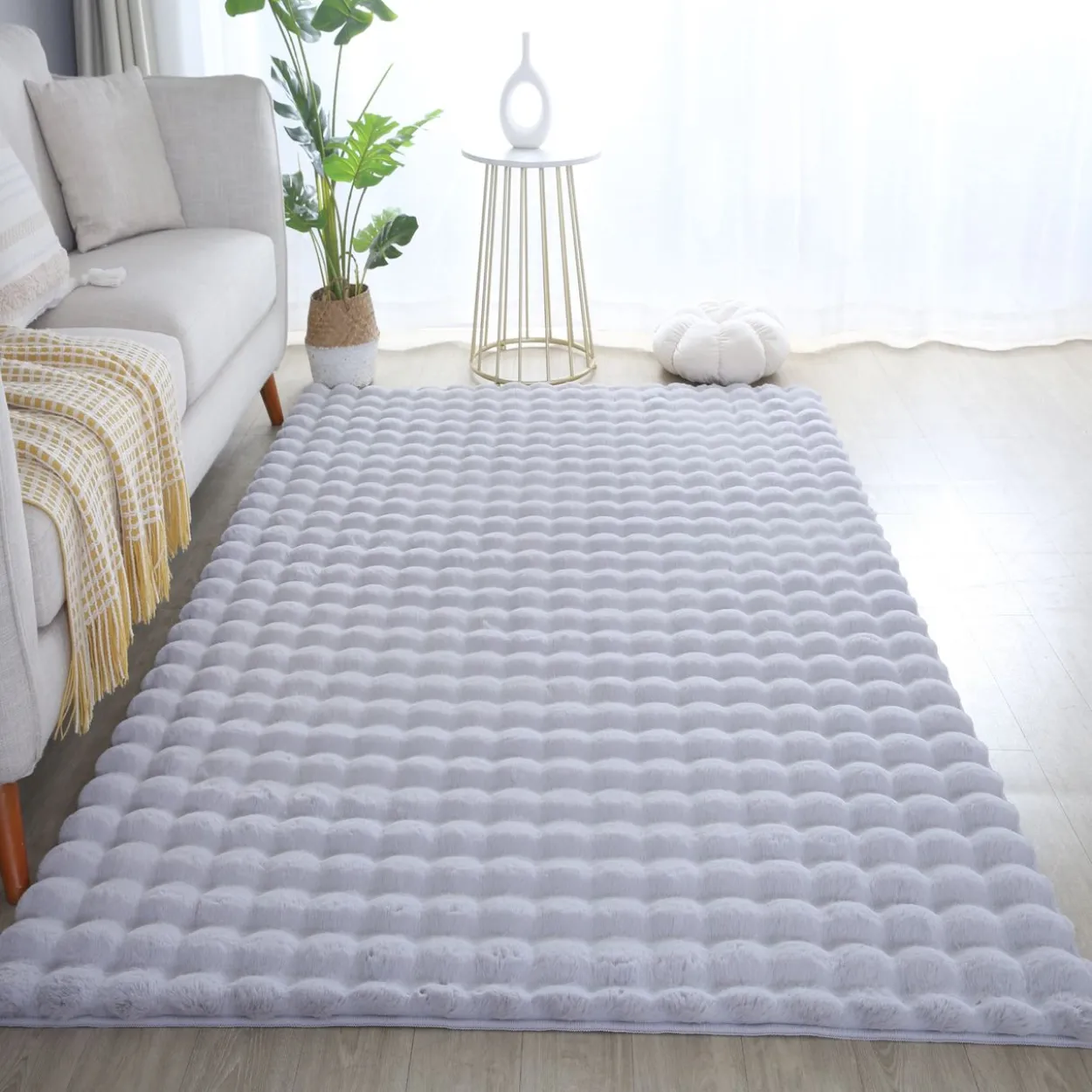 Teppich, AMBIANCE 5110, SILVER, 80 x 150 cm