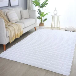 Teppich, AMBIANCE 5110, WHITE, 140 x 200 cm