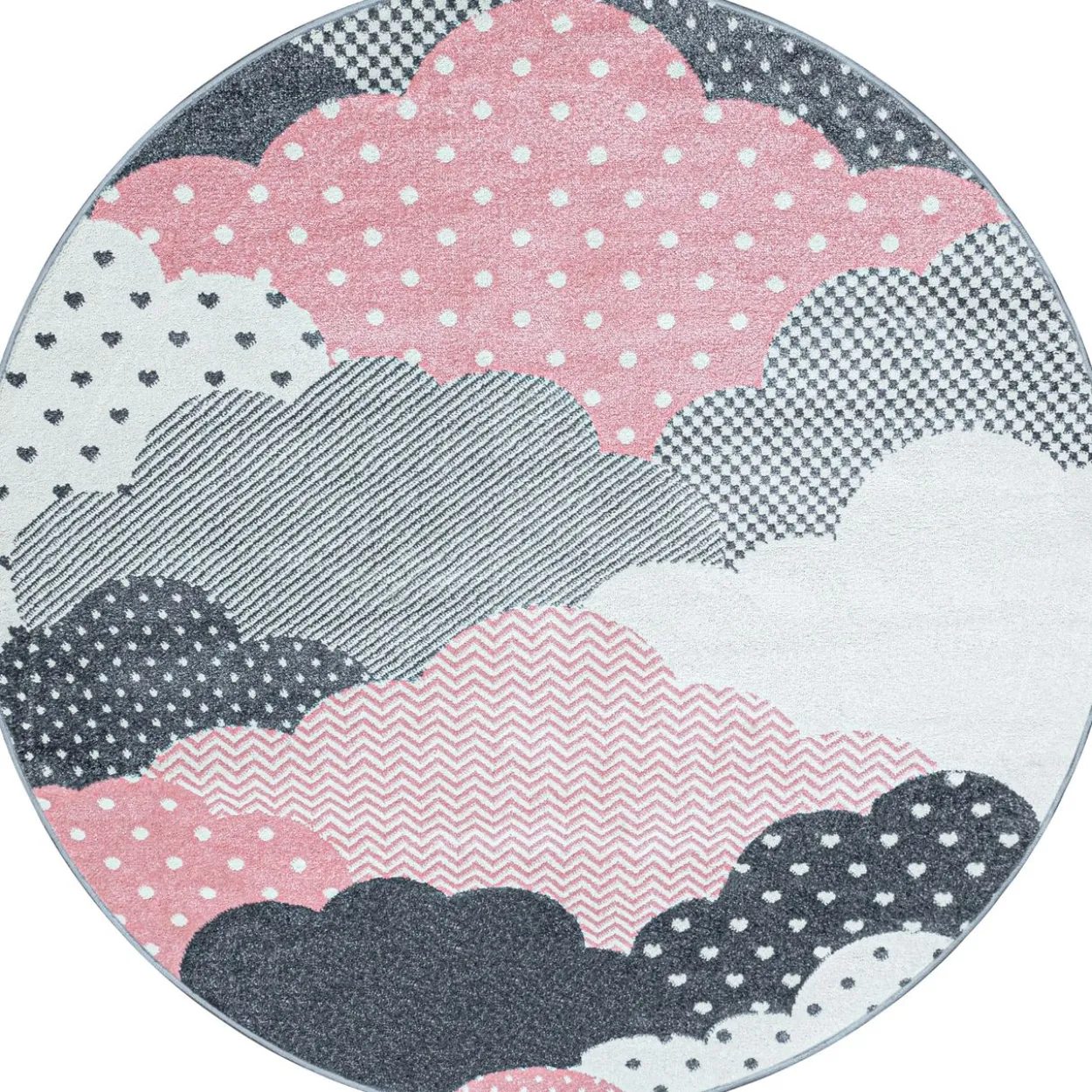 Teppich, BAMBI 0820, PINK, 160 x 160 cm