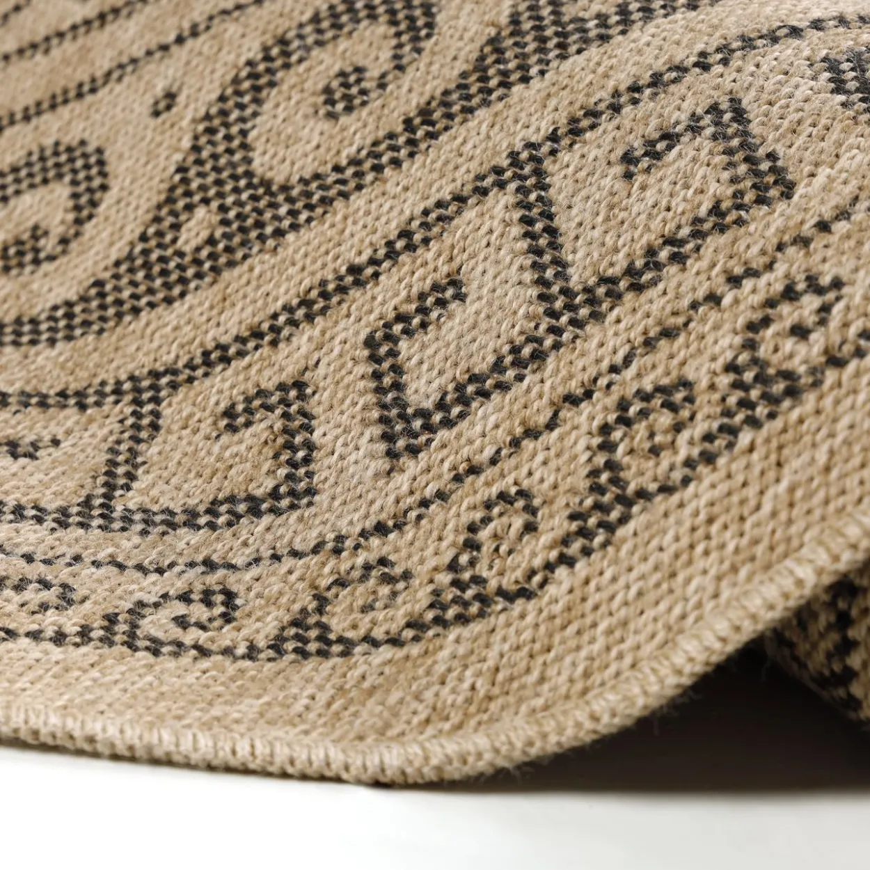 Teppich, COMILLA 0887, BLACK, 120 x 120 cm