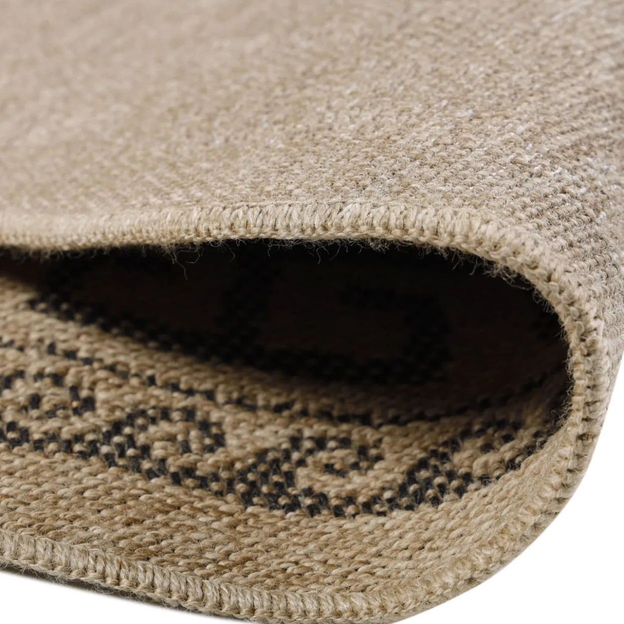 Teppich, COMILLA 0887, BLACK, 120 x 120 cm