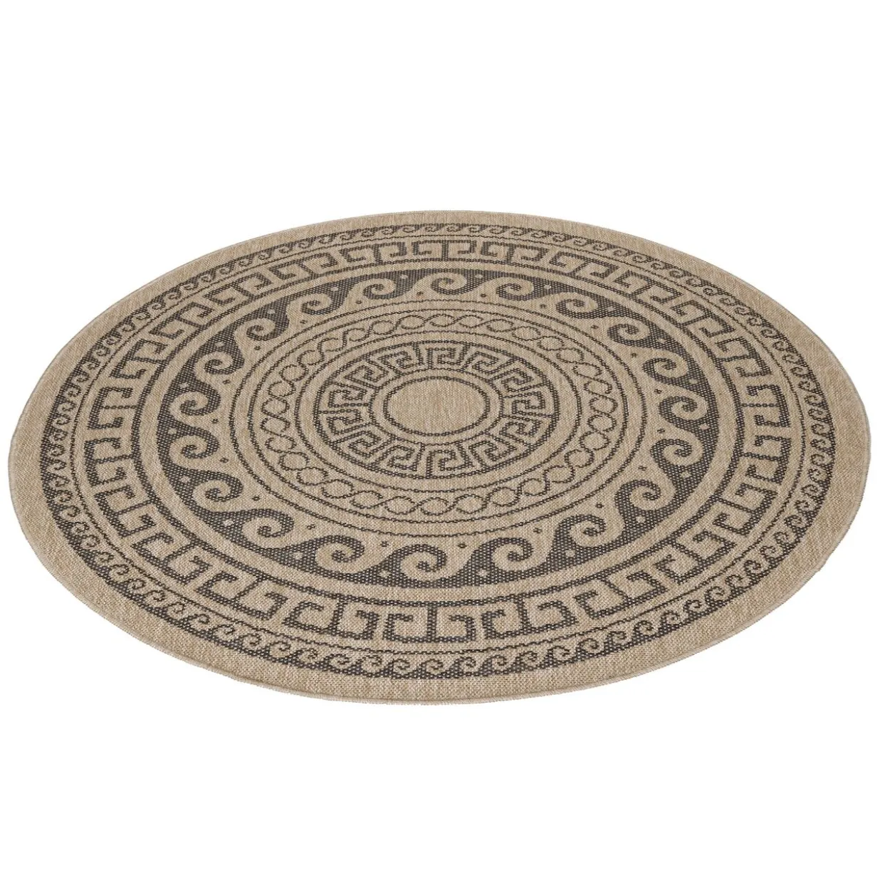 Teppich, COMILLA 0887, BLACK, 120 x 120 cm