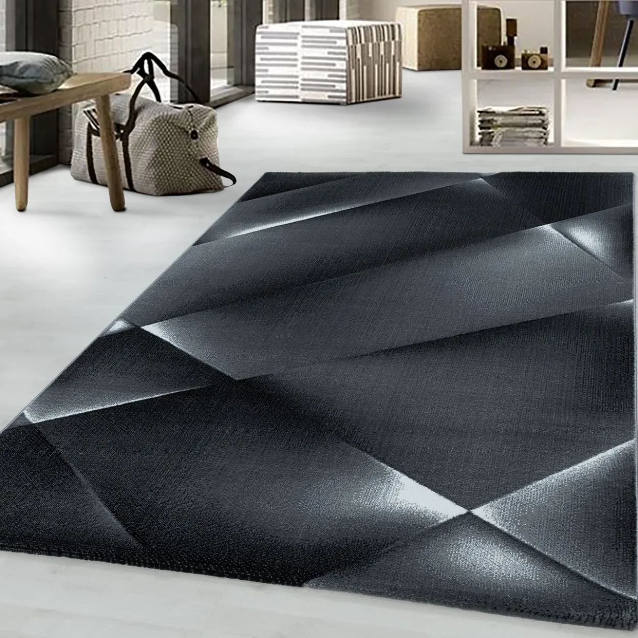 Teppich, COSTA 3527, BLACK, 120 x 170 cm