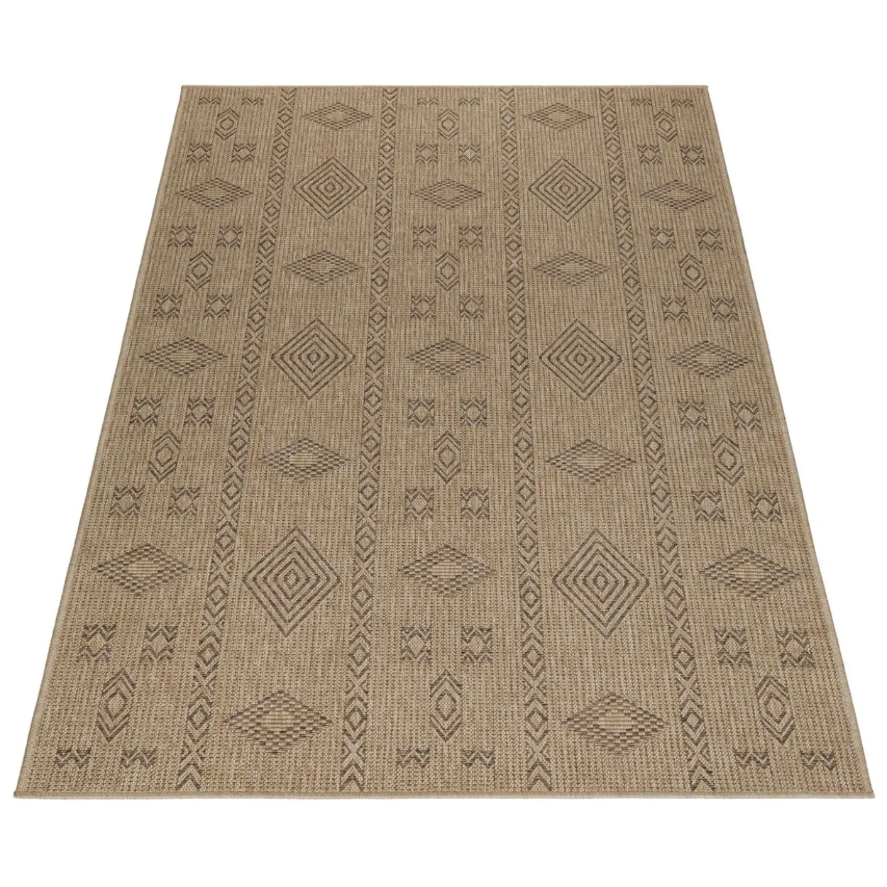 Teppich, DHAKA 8711, BLACK, 120 x 170 cm