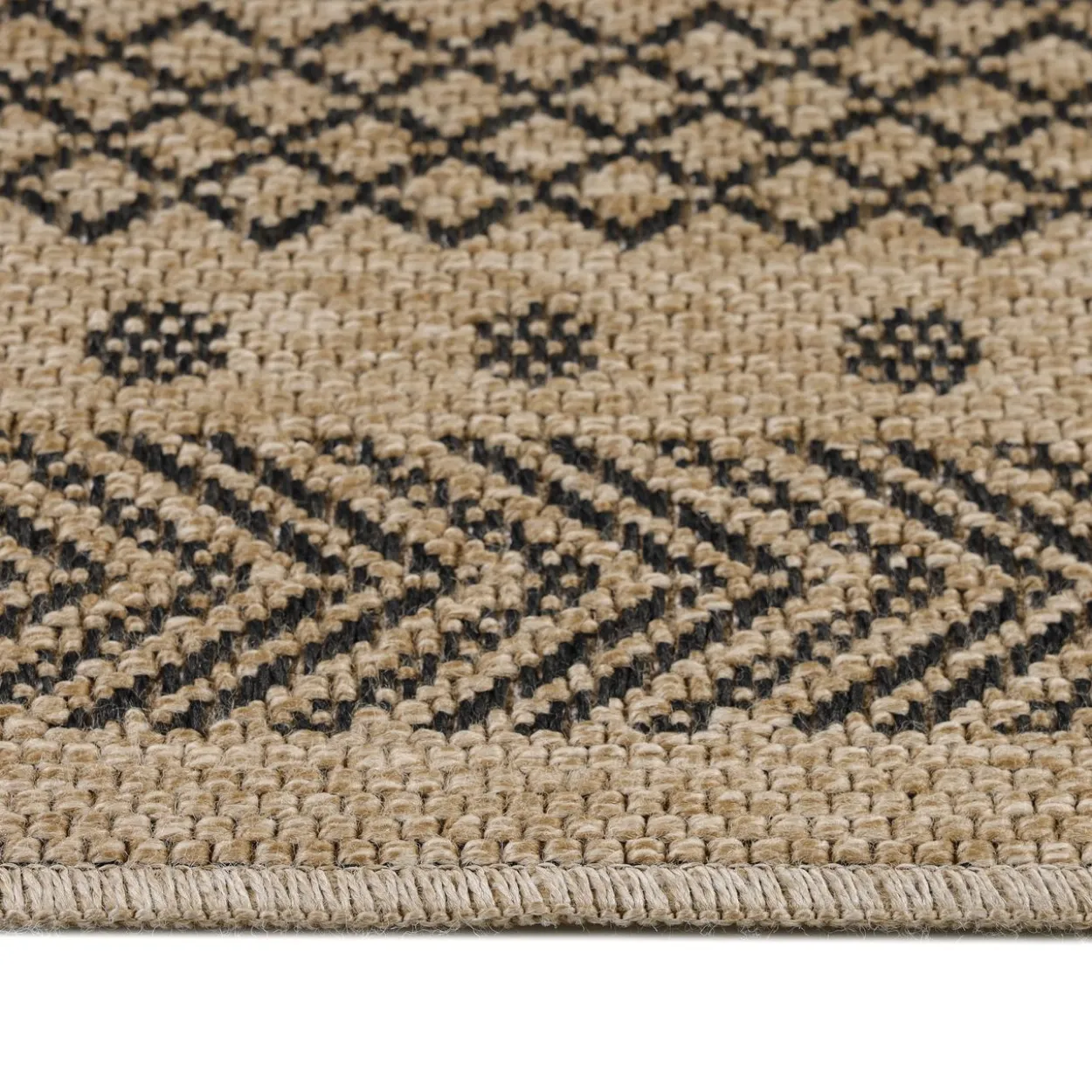 Teppich, DHAKA 8714, BLACK, 80 x 150 cm