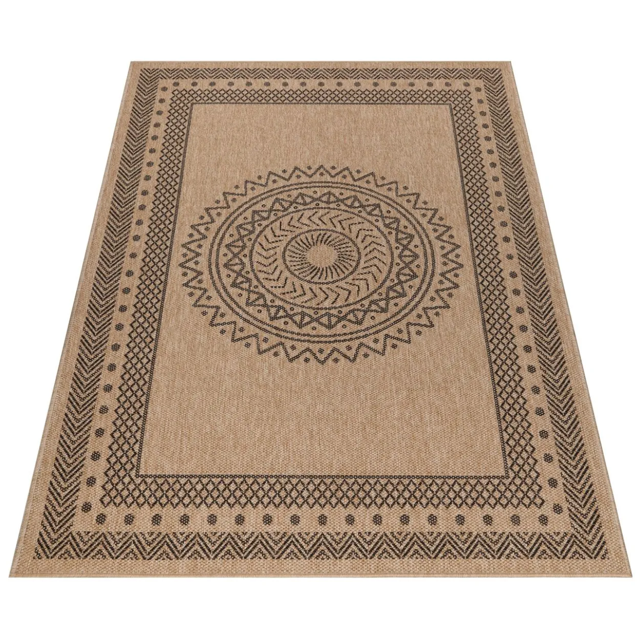 Teppich, DHAKA 8714, BLACK, 160 x 230 cm
