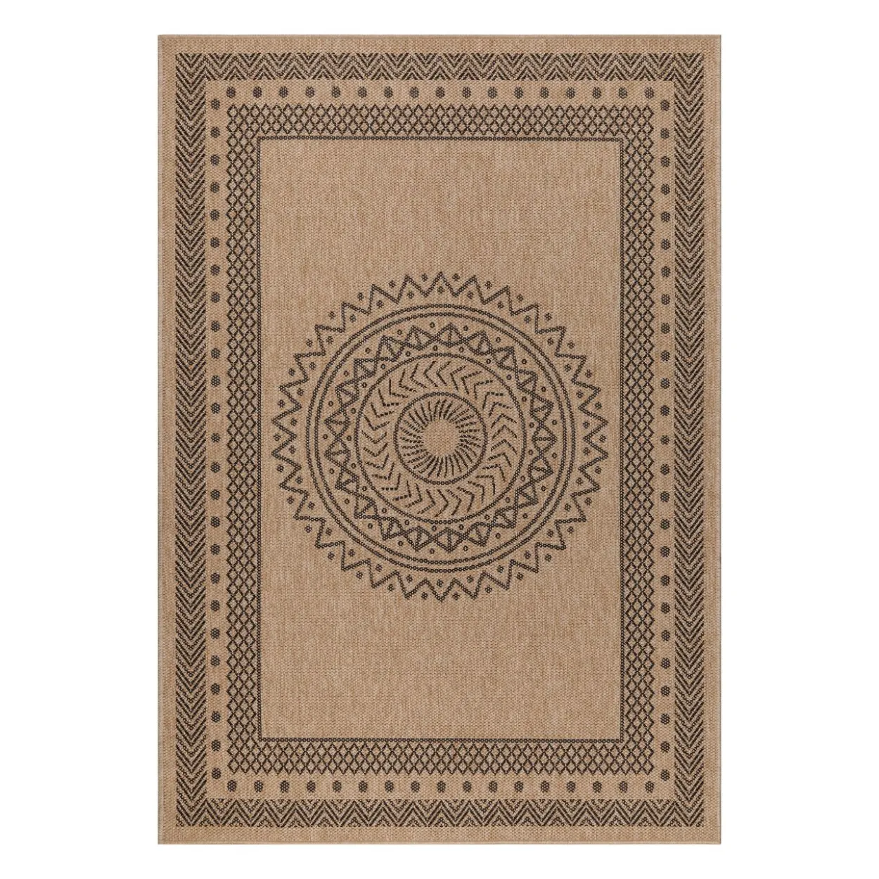 Teppich, DHAKA 8714, BLACK, 160 x 230 cm