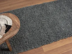 Teppich Elodie, 80cm x 300cm, Farbe Grau, rechteckig, Florhöhe 37mm