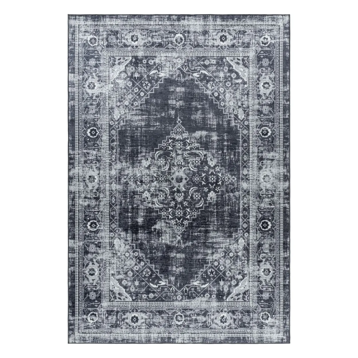 Teppich, FIESTA 4301, BLACK, 160 x 230 cm