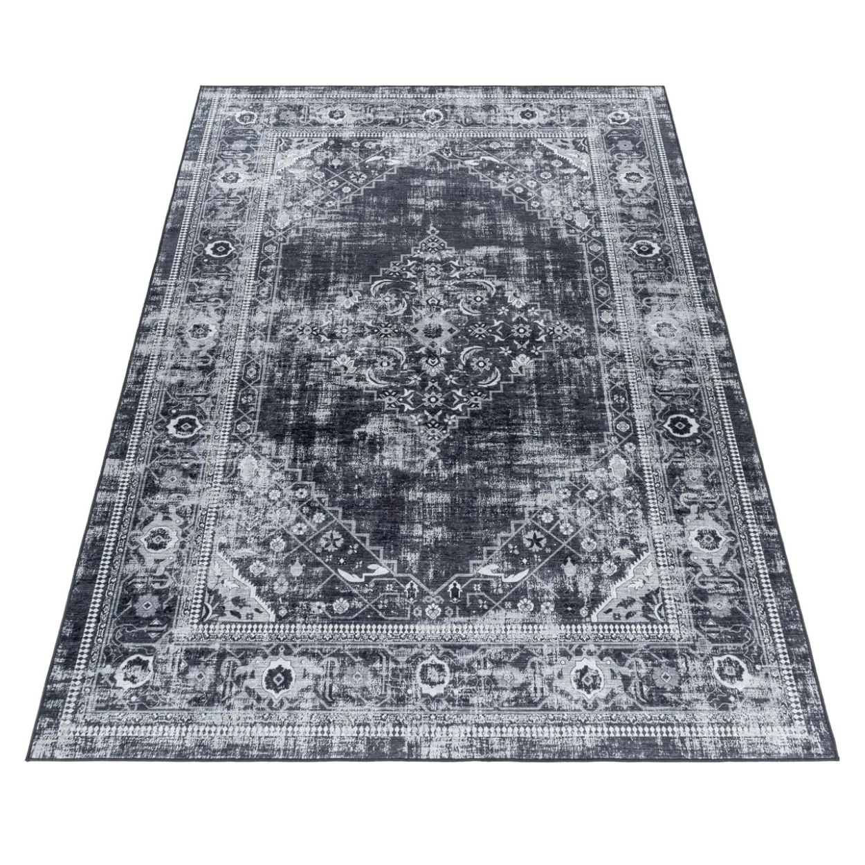 Teppich, FIESTA 4301, BLACK, 80 x 150 cm