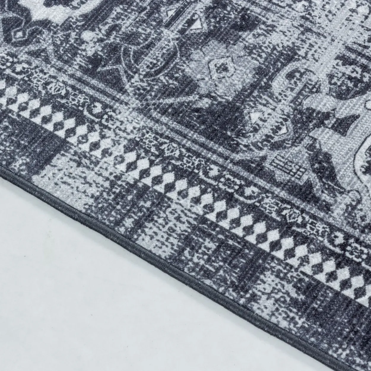 Teppich, FIESTA 4301, BLACK, 140 x 200 cm