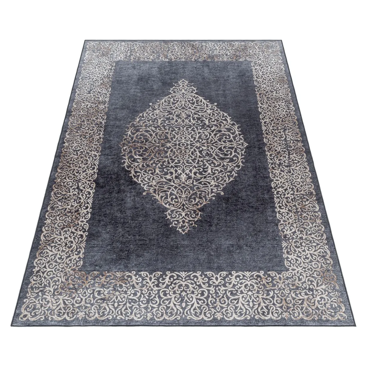 Teppich, FIESTA 4303, BLACK, 80 x 150 cm