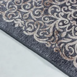 Teppich, FIESTA 4303, BLACK, 80 x 250 cm