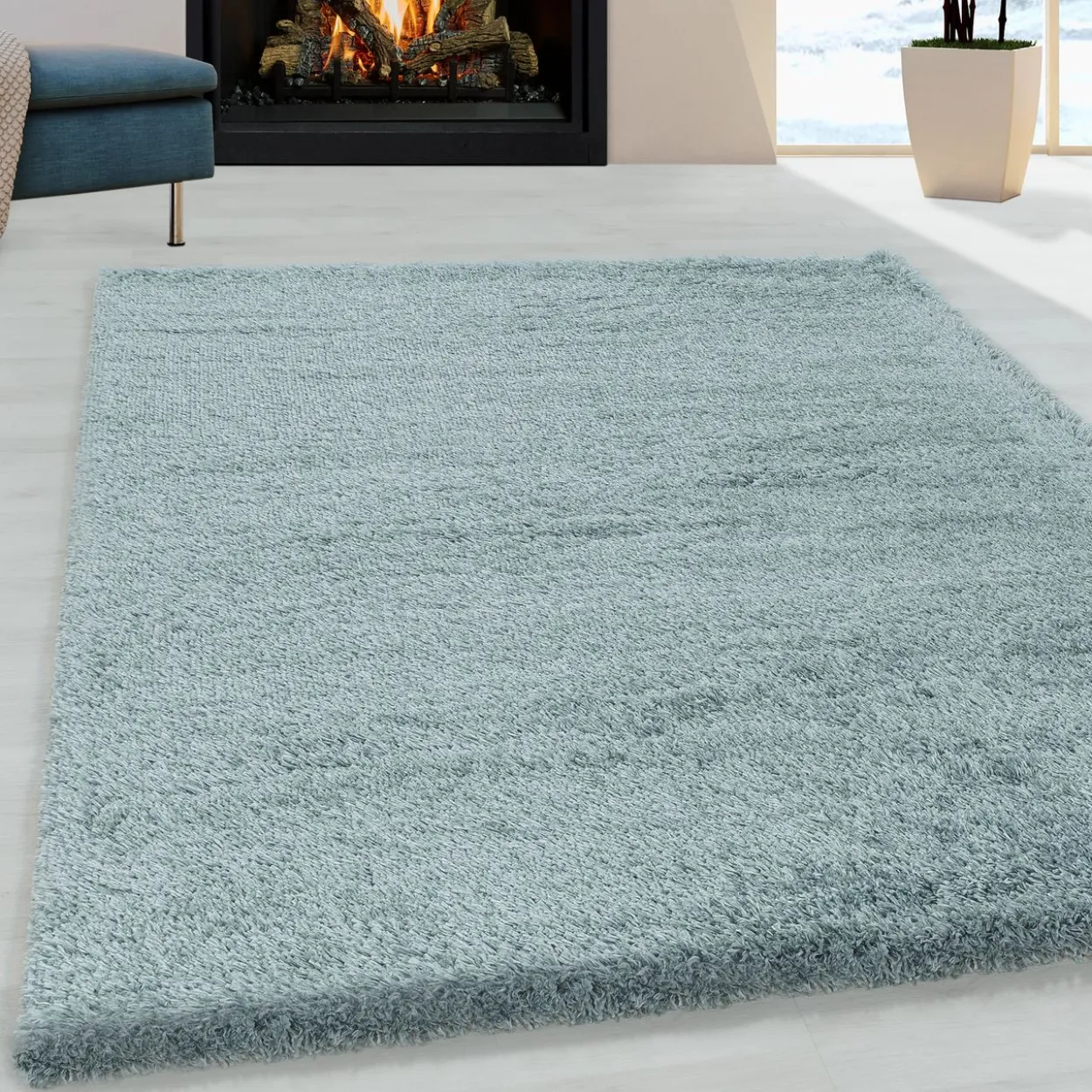 Teppich, FLUFFY 3500, BLUE, 160 x 230 cm