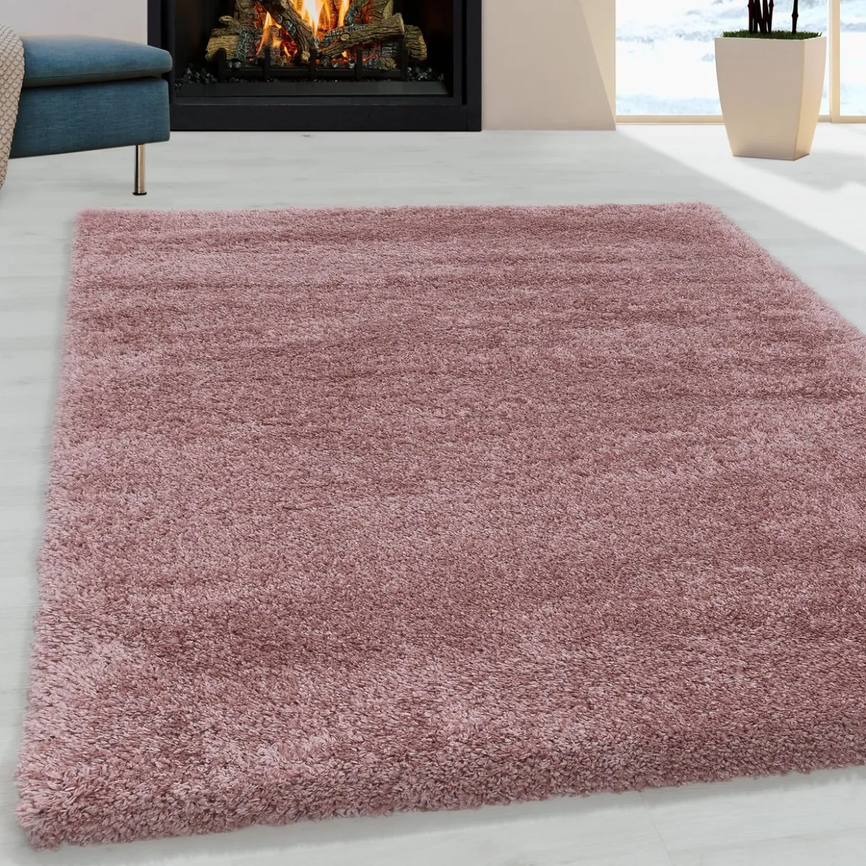 Teppich, FLUFFY 3500, ROSE, 140 x 200 cm