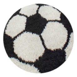 Teppich, FUN 6001, BLACK, 120 x 120 cm
